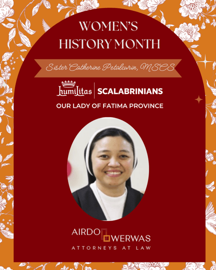 Recognizing the Scalabrinian Sisters and Sister Catherine Petalcurin, MSCS